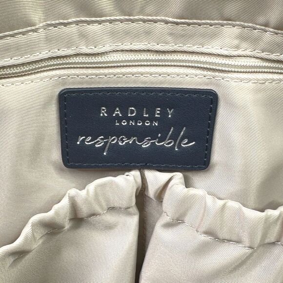 Radley London Southwood Lane Large Tote - Dark Blue - 9.5”W x 19.3”H x 5.9”D - Picture 6 of 11